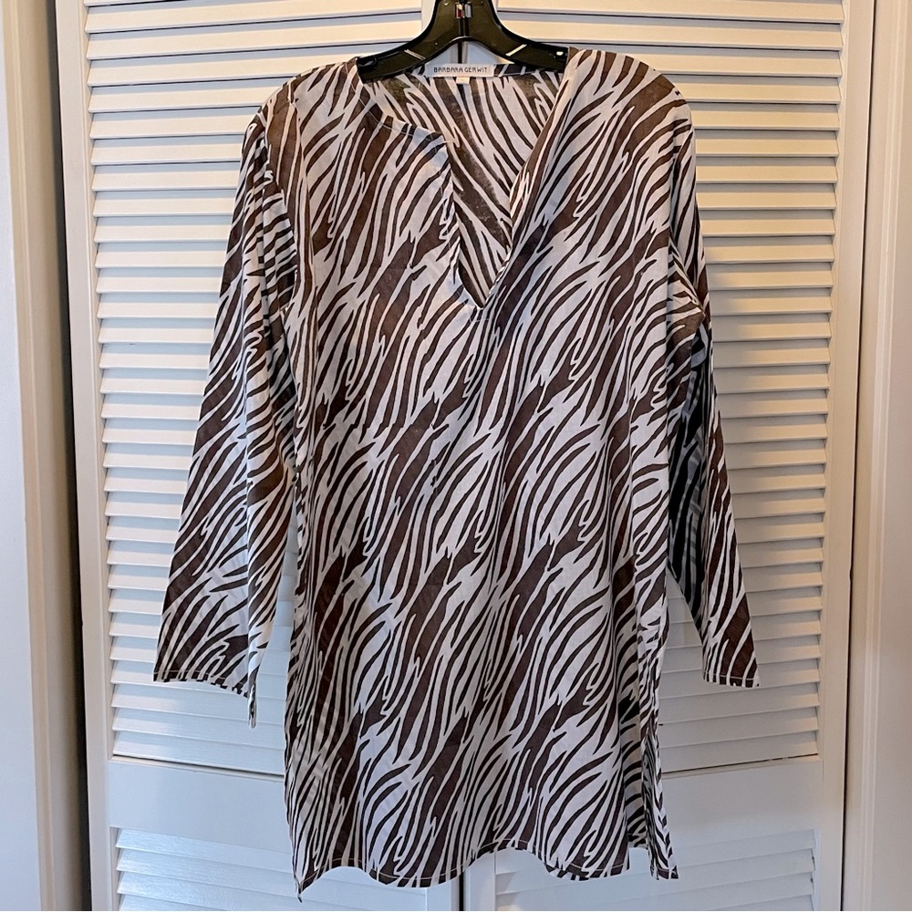 Barbara Gerwit Animal Print Tunic